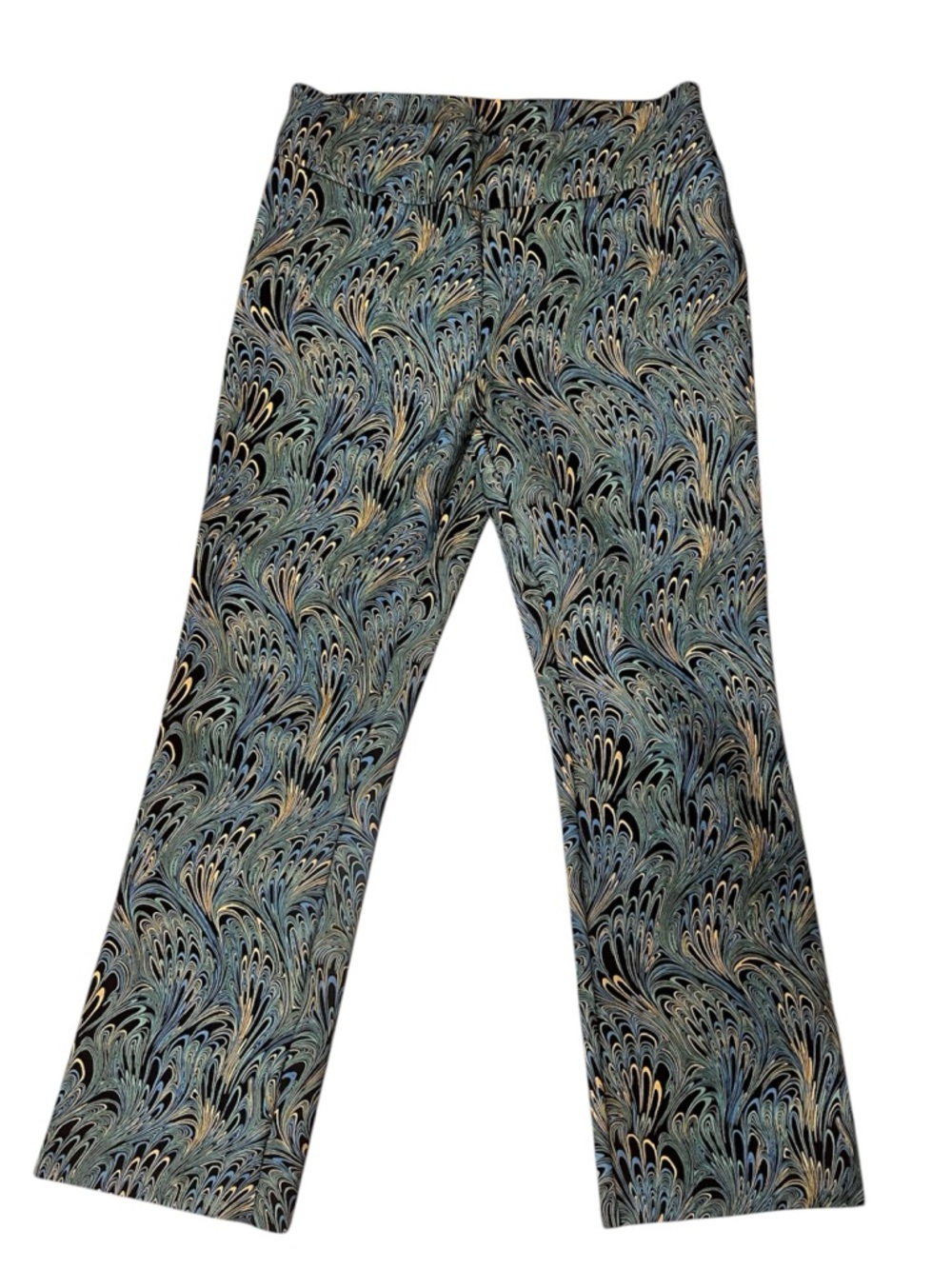 Soft Surroundings Colorful Design Yoga Pants  Sz PM